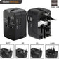 Universal Travel Adapter - All-in-One International Power Plug with USB