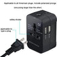 Universal Travel Adapter - All-in-One International Power Plug with USB